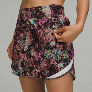 Lululemon Hotty Hot High Rise Skirt Stencil Blossom